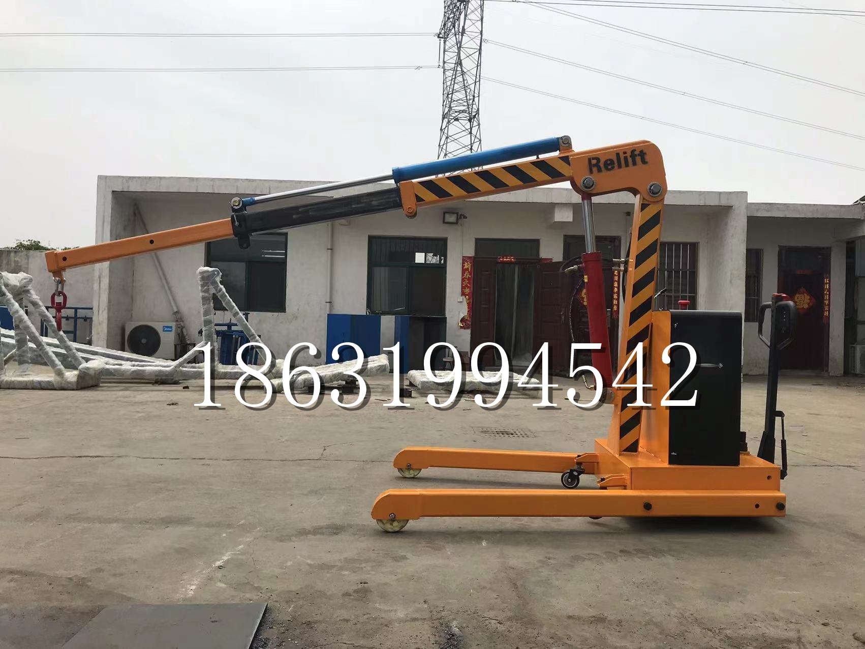 馆陶县久征定做3吨三轮随车吊 农用园林绿化移树吊 平板工程用小吊机